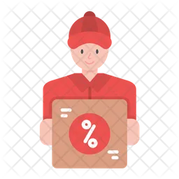 Discount courier  Icon