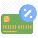 Discount Credit Card  Icon