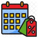 Discount Date Offer Date Tag Icon