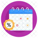 Discount Date Promotion Date Promotion Calendar Icon