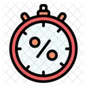 Black Friday Alarm Clock Timer Icon