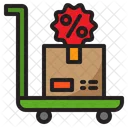 Discount Delivery  Icon