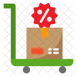 Discount Delivery  Icon