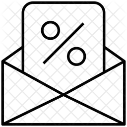 할인 이메일  아이콘
