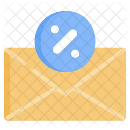 Discount Envelope  Icon