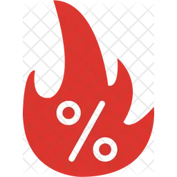 Discount Fire  Icon