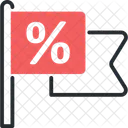 Discount Flag  Icon