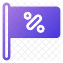 Discount flag  Icon