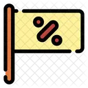 Discount flag  Icon