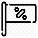 Discount Flag Banner Promotion Icon