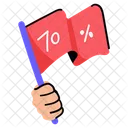 Discount Flag  Icon