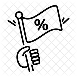 Discount Flag  Icon