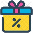 Discount gift  Icon