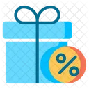 Discount gift  Icon