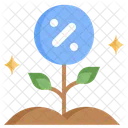 Discount Growth  Icon
