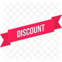 Discount Ribbon Tag Icon