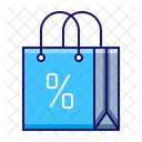 Shopping Bag Discount Icon