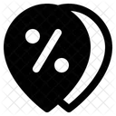 Shopping Discount Pin Icon