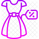 Dress Discount Garment Icon