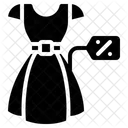 Dress Discount Garment Icon