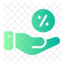 Discount Hand Percentage Icon
