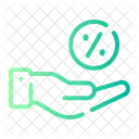 Discount Hand Percentage Icon