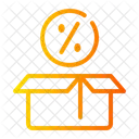 Discount Gift Commerce And Shopping Icon