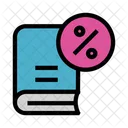 Book Percentage Content Icon