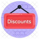 Discount Label Discount Board Hanging Board Icon