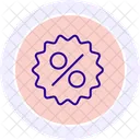 Discount Label Line Icon Icon