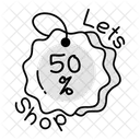 Discount Label  Icon