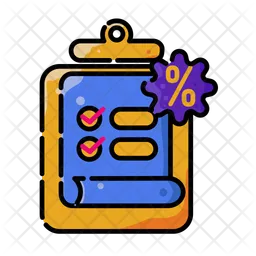 Discount list  Icon