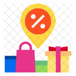 Discount Location  Icon