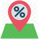 Discount Location  Icon