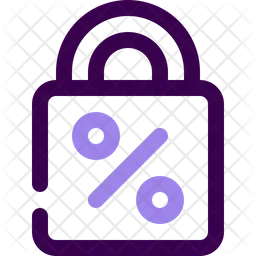 Discount Lock  Icon