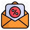 Discount Mail Discount Letter Offer Mail Icon
