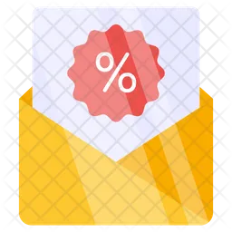 Discount Mail  Icon