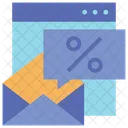 Discount Mail  Icon