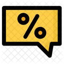 Discount Chat Message Icon