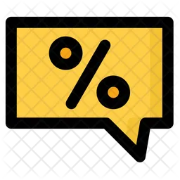 Discount Message  Icon