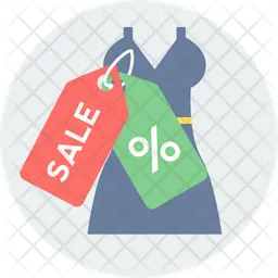 Discount On Clothing  Icon