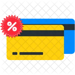 Discount On Credit cards  Icon