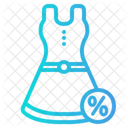 Discount On Dress  Icon