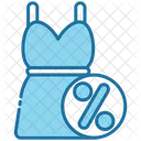 Discount On Dress  Icon