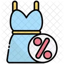 Dress Discount Sale Icon
