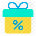 Discount On Gift  Icon