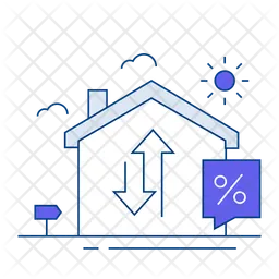 Discount On House  Icon