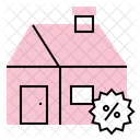 Discount on House  Icon