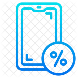 Discount On Smartphone  Icon
