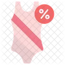 Discount On Swimsuit  Icon